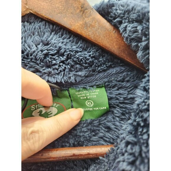 Stillwater Supply Co. Navy Blue Sherpa Fleece Jacket XL - Picture 3 of 5